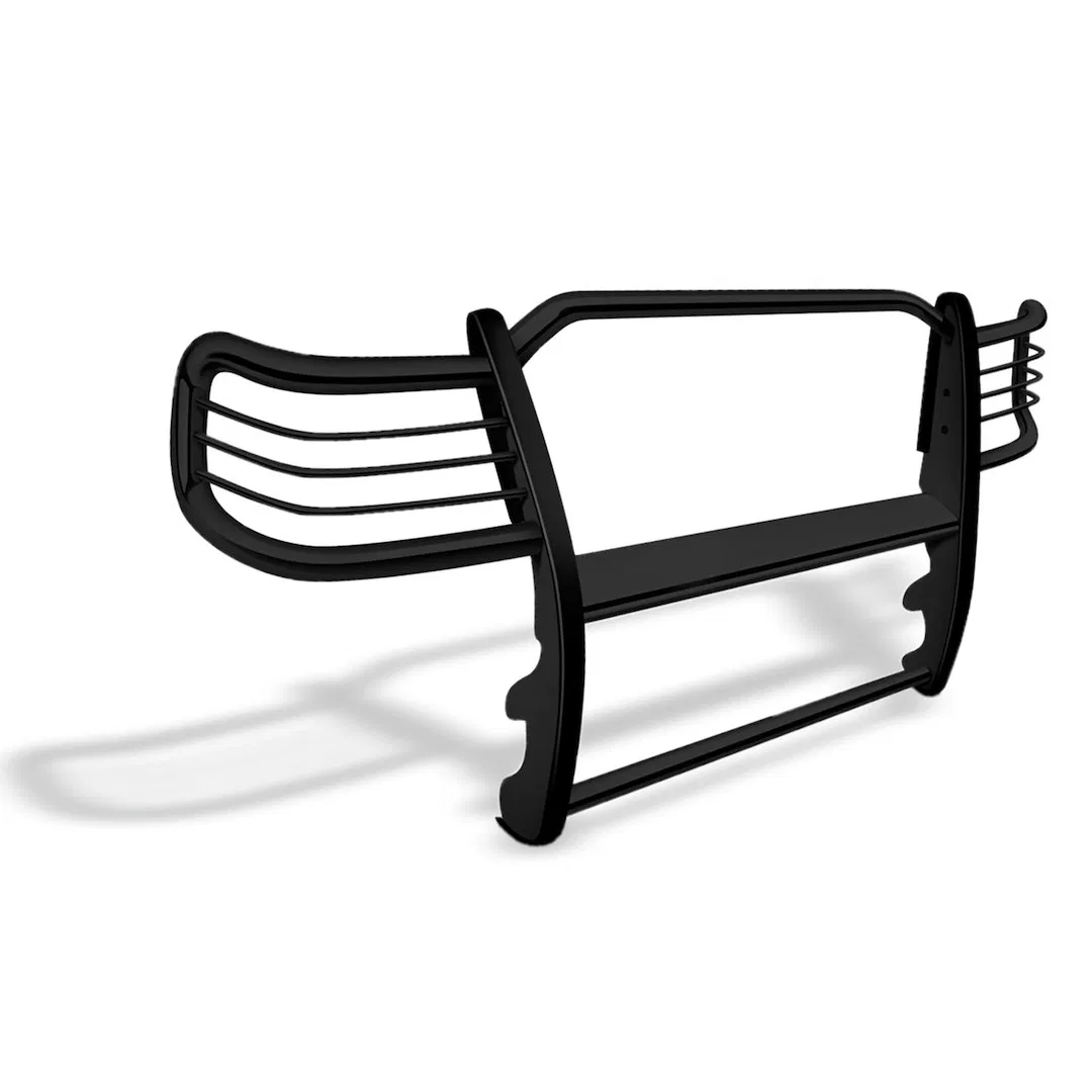 17TU26MA – BLACK HORSE Grille Guard, 3-Piece Modular Powder Coated Black Cold Rolled Steel 1-1/2 Inch Diameter Withou...
